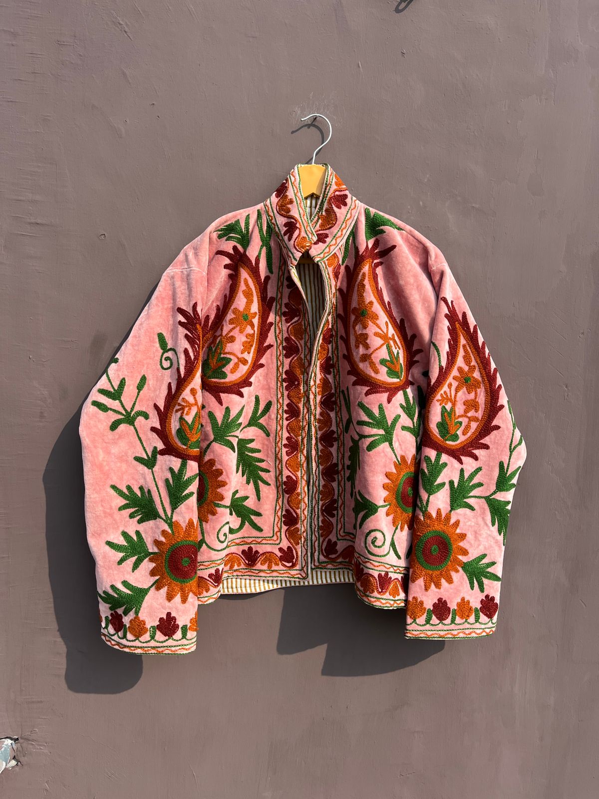 Embroidered floral jacket