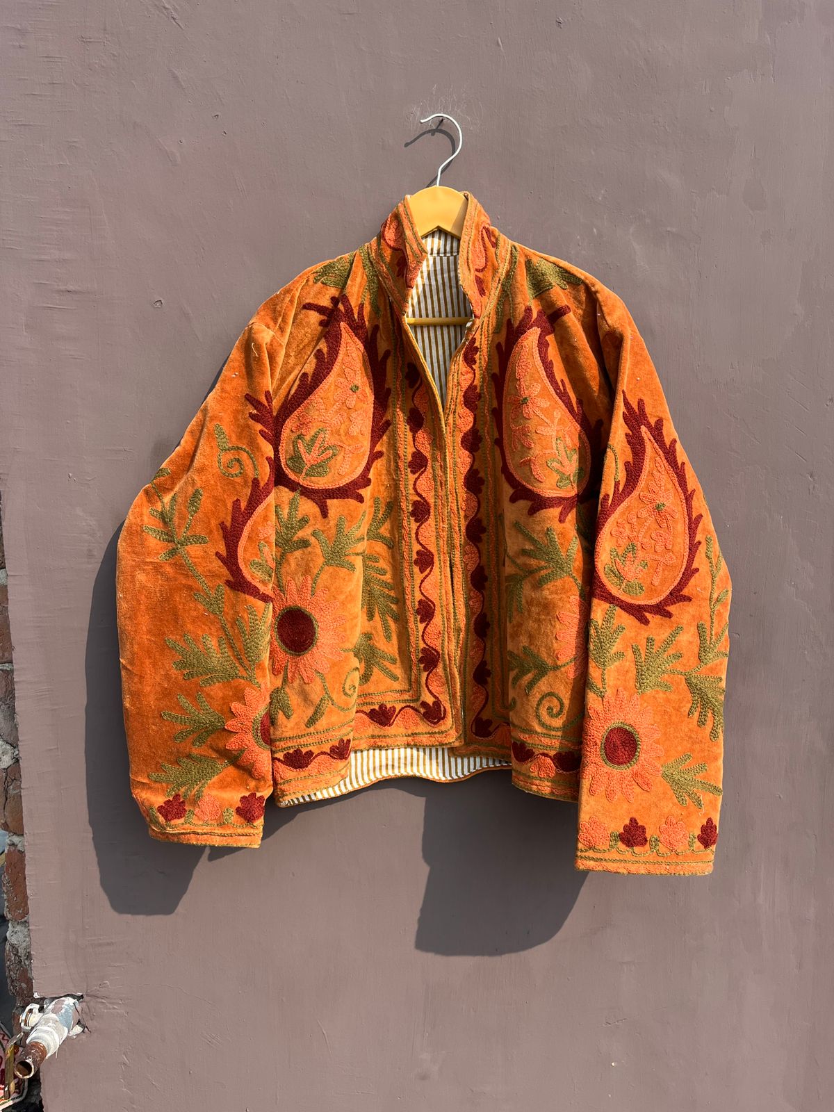 Embroidered floral jacket