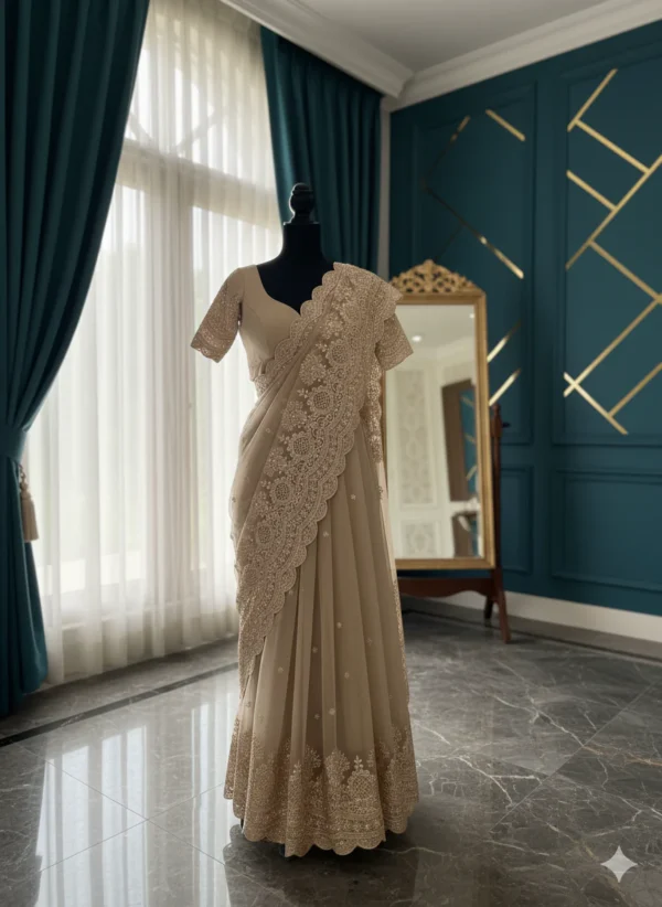 Organza Party wear Saree