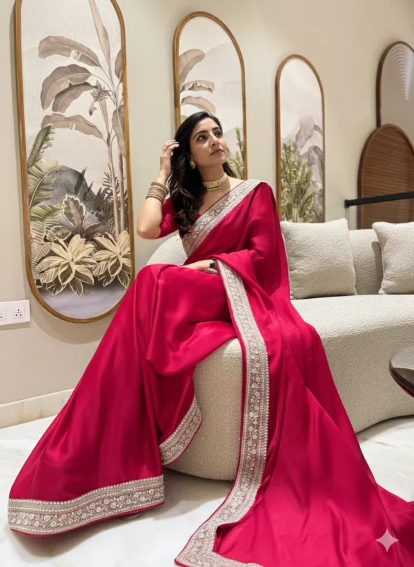 Red Silk Saree