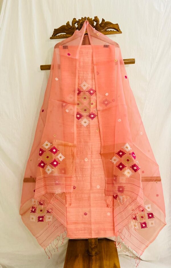 Pure Matka Muslin Silk Jamdani